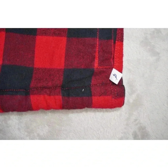 Tommy Bahama Kids Sherpa Lined Flannel Jacket Youth XXL (16) Buffalo Plaid - Picture 3 of 12